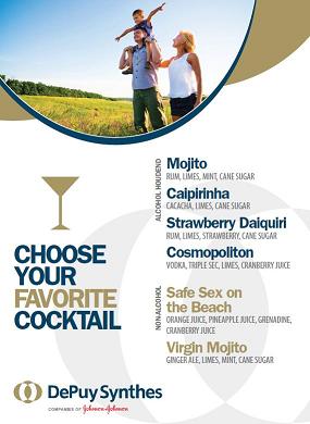Design Cocktailkaart